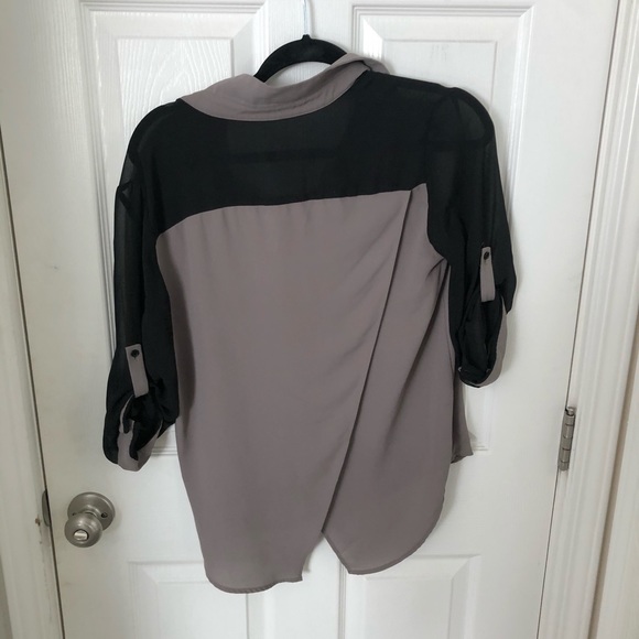 Silky Button Down - Picture 2 of 2